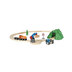 BRIO World - 33878 - Circuit De Demarrage Transport De Fret - Jouet en bois