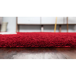 Avis Hadorn Tapis shaggy 120x62 rouge Luzern