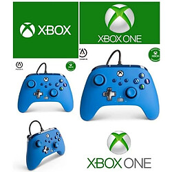 Power A Manette Xbox one - X-S + PC Contrôleur de jeu MICROSOFT filaire 3M - BLEUE