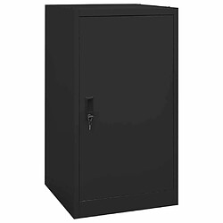 vidaXL Armoire à selles Noir 53x53x105 cm Acier