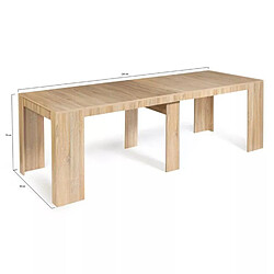 Avis Concept Usine BELLI - Table console extensible en bois - 2,35 m