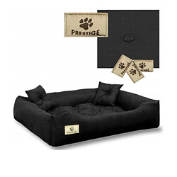 Coussin pour chien/chat Prestige lair 115x90 / 130x105cm noir grand confortable