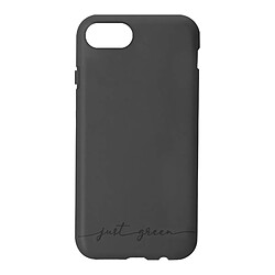 Coque iPhone 6, 6S, 7, 8, SE 2020, SE 2022 Recyclable Just Green Noir 