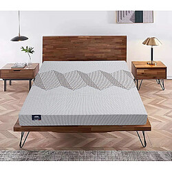 Sensoreve Matelas Capella, mousse haute densité - 140x200cm - Épaisseur 15cm-Soutien Tonique-Déhoussable