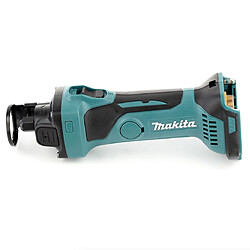 Makita DCO 180 RT1J Affleureuse plaque de plâtre 18V avec boîtier MAKPAC + 1 x Batteire 5,0 Ah + Chargeur