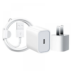 General Chargeur Apple Obtenez la charge la plus rapide avec notre, 20 W de puissance, certification 3C, charge efficace et sûre, compatible avec les appareils iPhone et iPad, parfait pour la maison ou le bureau.(3 pieds) 