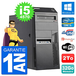 PC Tour Lenovo ThinkCentre M83 Intel i5-4570 RAM 32Go Disque 2To Windows 10 Wifi · Occasion 