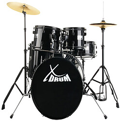 XDrum Rookie 20"" Set de Batterie Studio noir