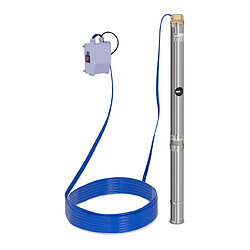 Helloshop26 Pompe immergée pompe de puits submersible refoulement - 3 800 L/h - 550 Watts - acier inoxydable 14_0002966