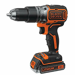 Black & Decker Perceuse visseuse à percussion sans fil Black&Decker BL188E2K-QW 18V