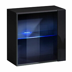 Paris Prix Vitrine Murale LED Switch 60cm Noir