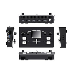 Table De Mixage Multicaméra 4 Canaux Avec Écran TFT 2.0 Pouces Pour Diffusion En Direct YONIS pas cher