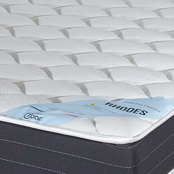 Ebac Matelas ressort + Sommier Omega Volcan 140x190 Rhodes - H. 24 cm - Soutien ferme pas cher