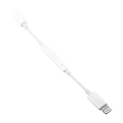 Wewoo Pour iPhone X / blanc 8 et 8 Plus / 7 7 Plus / 6 6s 6 plus 6s Plus / iPad Lightning à 3.5mm prise casque adaptateur en charge retardateur / chanson / ligne de contrôle,