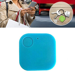 Wewoo Portable Mini Carré Anti Dispositif Perdu Smart Bluetooth À Distance Anti-Vol Alarme Porte-clés Bleu