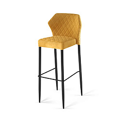 Materiel Chr Pro Tabouret de Bar Elégant Louis Revêtement en Velours Ignifuge - Veba 