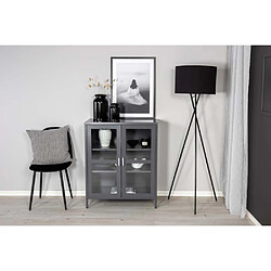 Venture Home Buffet 2 portes en acier Acero gris.