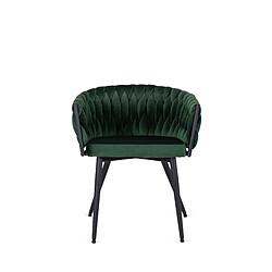 Vivaldi Chaise EMPOLI Vert Velours