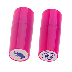 2 pièces colorable empreinte de marqueur de golfeur impression de phoques yeux + rhinocéros pas cher