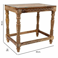 Acheter Table Basse Alexandra House Living Multicouleur Bois de manguier 33 x 46 x 48 cm