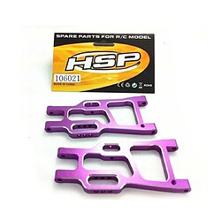 106021 / 06049 - Triangles inférieurs arrière aluminium pour voiture RC HSP, Amewi et autres