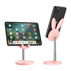 Universal Étagère téléphonique téléphonique de bureau Portable Lapin Lapin Portable Universel Réglable Tableau Comprimé Support Cadeau de Pâques | Étagère Téléphonique Représentant pas cher