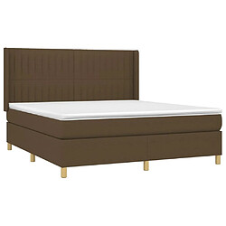 Acheter Sommier à lattes,Cadre à lattes de lit pour Adulte matelas et LED Marron foncé 180x200cm -MN75294