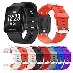 Wewoo Bracelet pour montre connectée Dragonne Sport en silicone Garmin Foreruuner 35 Rose pâle pas cher