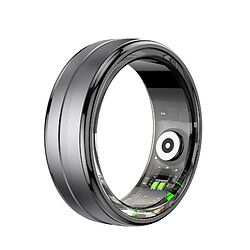 Bague Connectée Taille 9 Suivi Cardiaque Oxygène Sommeil Sports Étanche Black YONIS