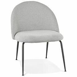 Paris Prix Fauteuil Design Belinda 83cm Gris