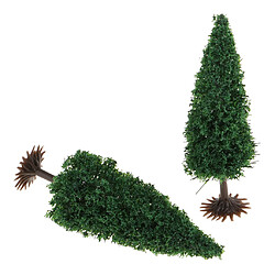 10Pieces Modèle Arbre Table De Sable Bâtiment Micro Paysage Paysage Disposition 6.5cm pas cher