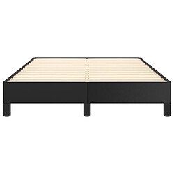 Acheter vidaXL Cadre de lit sans matelas noir 120x200 cm similicuir