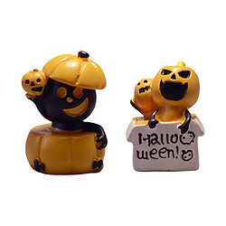 Mini poupée d'Halloween Adorable Halloween Mini Doll Decor Moss Model Car Decorations Party Favors 3pcs G