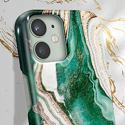 Acheter iDeal of Sweden Coque pour iPhone 12 Mini Marbré Luxe Ultra fine Golden Jade Marble Vert Foncé