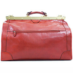 Sac de voyage en cuir KATANA Doctor Bag - rouge