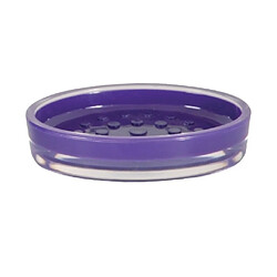 Msv Porte savon acrylique violet