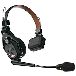 Hollyland Solidcom C1 Pro Casque de Communication sans Fil Système Intercom ENC Annulation Ambiante Buit Full-Duplex Casque Maître d'Extension Portée 350m Communication Équipe Casque à Oreille Unique 