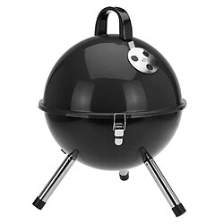 ProGarden Barbecue sphérique 31 cm Noir