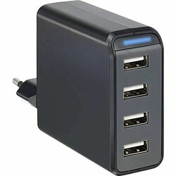 VOLTCRAFT SPAS-4800/4-N Chargeur USB pour prise murale Courant de sortie (max.) 4800 mA 4 x USB