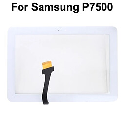 Wewoo Pour Samsung Galaxy Tab P7500 blanc / P7510 écran tactile (seul sans le LCD) Digitizer Partie