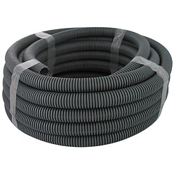 Couronne de 50 M de gaine ICTA avec tire fil - Ø 20 mm - Gris 