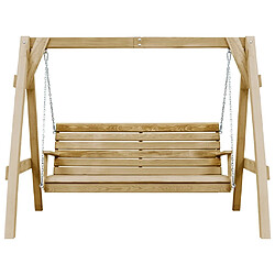 vidaXL Balancelle de jardin bois de pin imprégné 205x150x157 cm