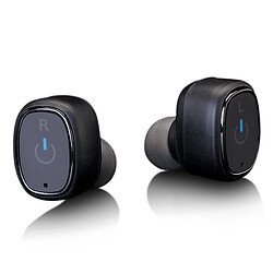 Lenco Ecouteurs Bluetooth® intra-auriculaires étanches avec station de chargement EPB-440BK Noir 