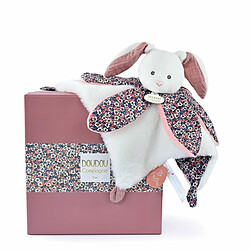 Doudou pétale BOH'AIME Lapin rose - Doudou et compagnie