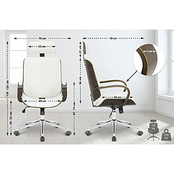 Non Chaise de bureau Dayton gris