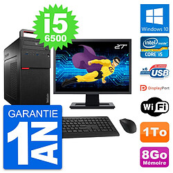 PC Tour Lenovo M700 Ecran 27" Intel i5-6500 RAM 8Go Disque 1To Windows 10 Wifi · Occasion 