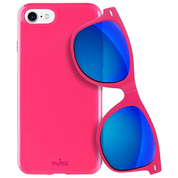 puro sunny kit etui iphone 7/8 + okulary se 2020 / se 2022 rózowy/rose ipc747sunnykit1pnk 