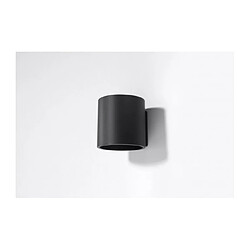 Luminaire Center Applique murale ORBIS aluminium noir 1 ampoule