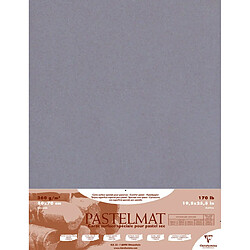 Clairefontaine Pastelmat Feuilles, Gris foncé, 50 x 70 cm, 360 g, Lot de 5