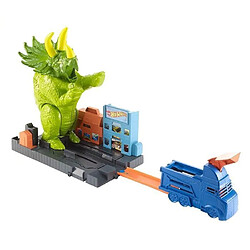 Mattel HOT WHEELS CITY - Attaque du Triceratops - Propulseur Petites Voitures Triceratops - 1 voiture Incluse Hot Wheels - City Attaque Du Triceraptos